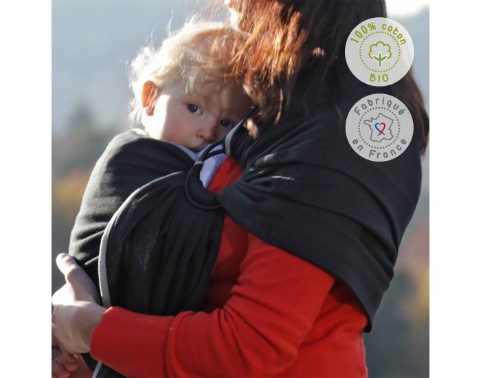  NEOBULLE Sling Noir - Coton Bio (1)