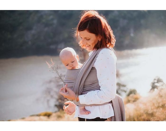  NEOBULLE Echarpe de Portage Gris Vintage 4.60m - Coton Bio (1)