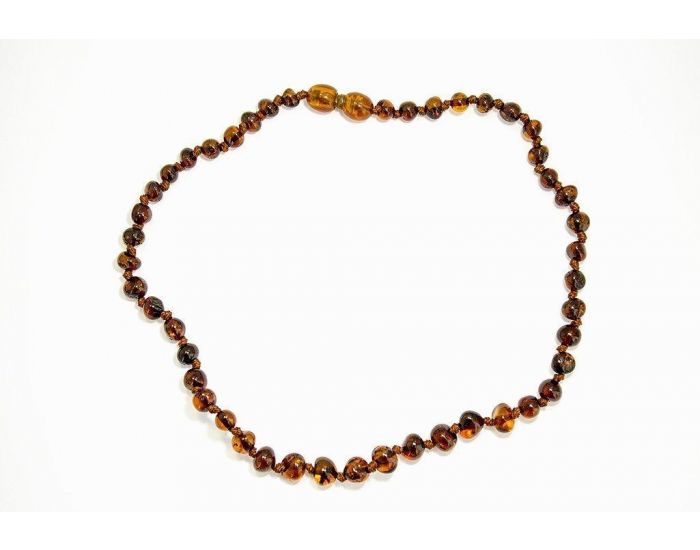 KADOLIS Collier d'Ambre B�b� Petites Perles Rondes avec Fermoir de S�curit� (6)