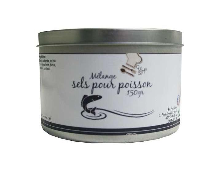 RUE DES PLANTES M�lange Sel de Gu�rande et d'Himalaya - Poissons et Crustac�s - 150g (1)