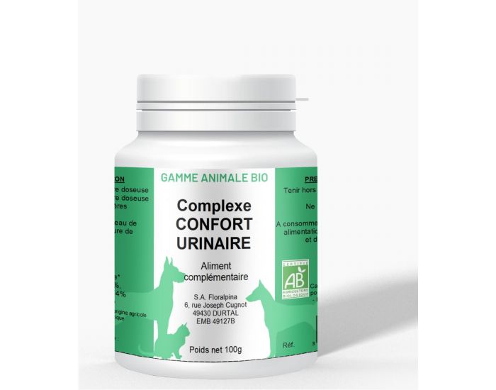 RUE DES PLANTES Complexe Confort Urinaire en Poudre pour Animaux Bio - 100g (1)