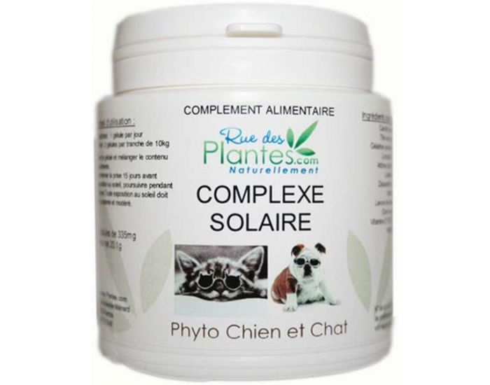 RUE DES PLANTES Complexe Solaire pour Animaux - 120 g�lules (1)