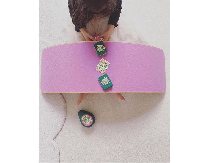 WOBBEL Planche d'�quilibre - Starter - Rose - D�s 18 mois (1)