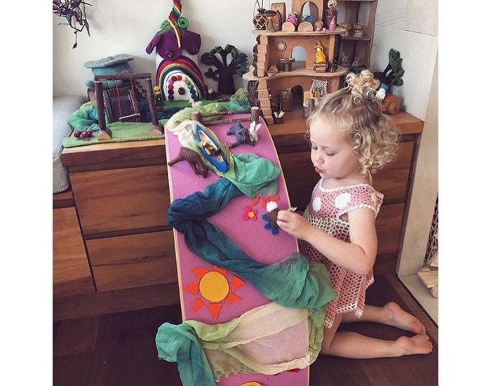 WOBBEL Planche d'�quilibre - Starter - Rose - D�s 18 mois (2)