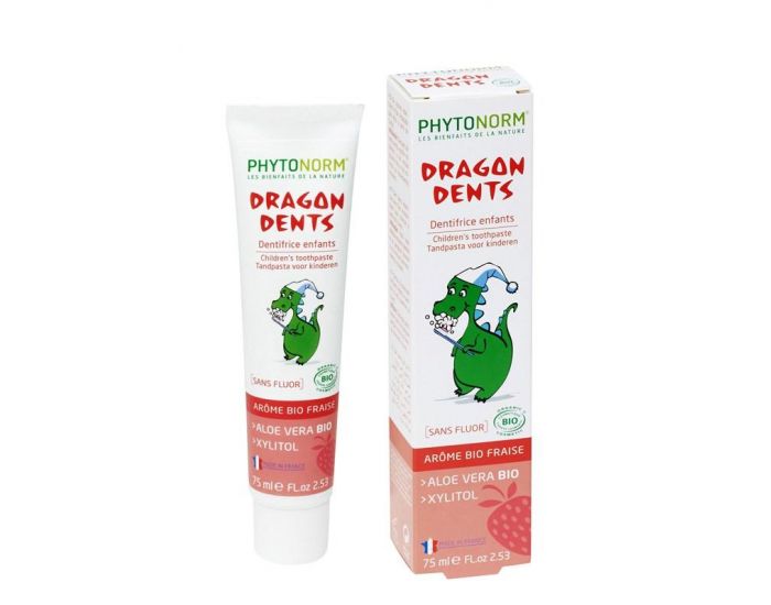 PHYTONORM Dentifrice Dragondents Fraise - Ds 3 ans (1)