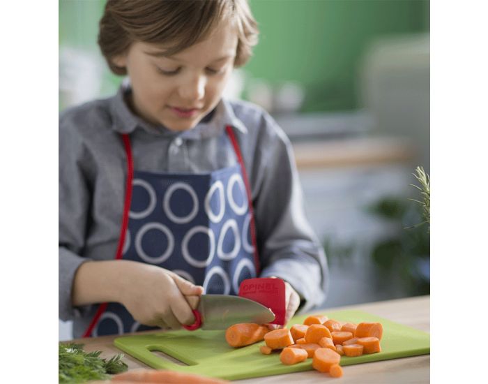 OPINEL Coffret Petit Chef - Couteau, Eplucheur et Protge Doigts - Ds 7 ans (6)