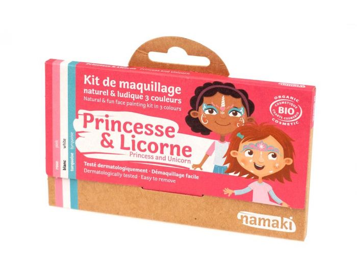 NAMAKI Kit de Maquillage 3 Couleurs Princesse et Licorne (4)