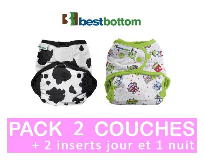BEST BOTTOM PACK DECOUVERTE couches lavables taille unique (4)