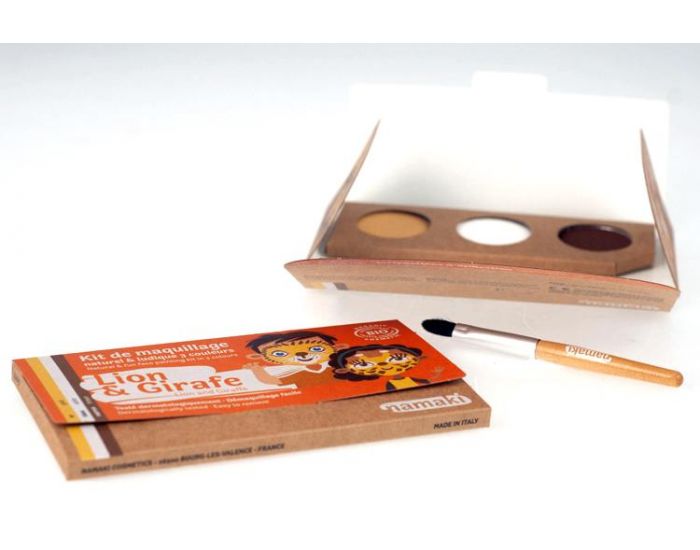 NAMAKI Kit de Maquillage 3 Couleurs Lion et Giraffe (3)