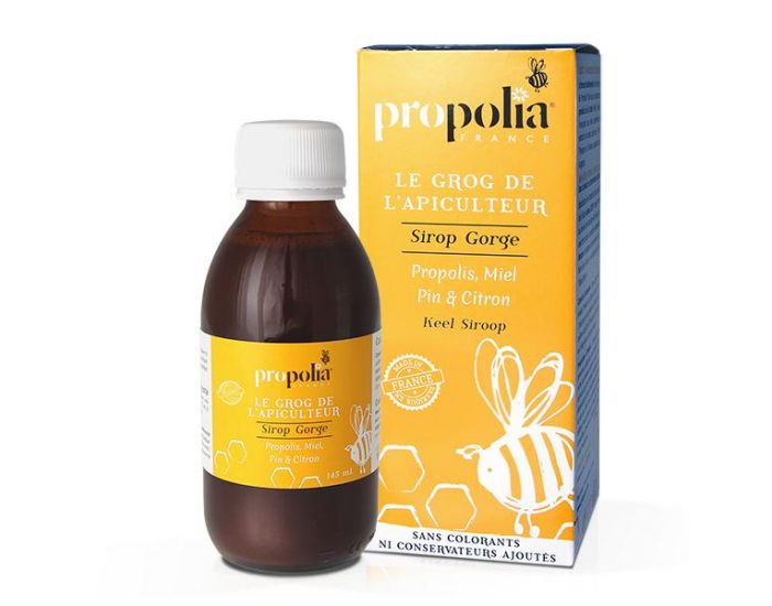 PROPOLIA Sirop gorge Propolis, Miel et Pin (1)