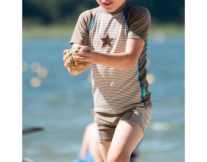 MAYOPARASOL Etoile Shorty Anti UV - Marron (1)