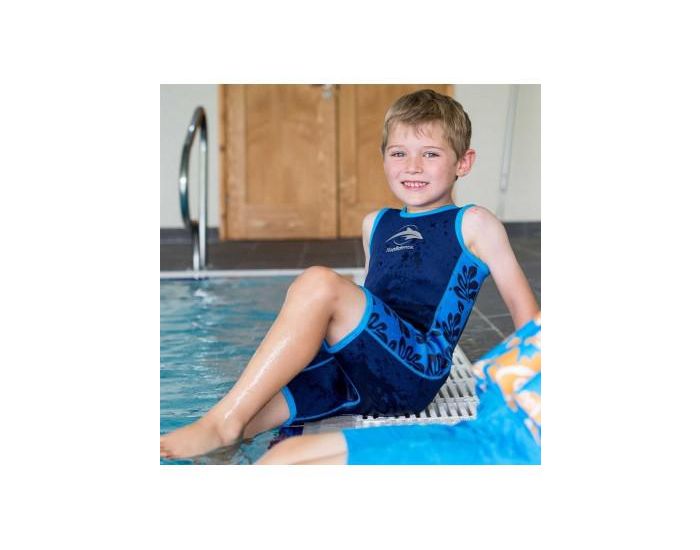 KONFIDENCE Combinaison Noprne Enfant Mayo Parasol - Bleue  motifs Multicolore (1)