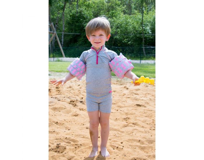 MAYOPARASOL Tshirt Anti UV Manches Courtes Enfant - Gris (2)