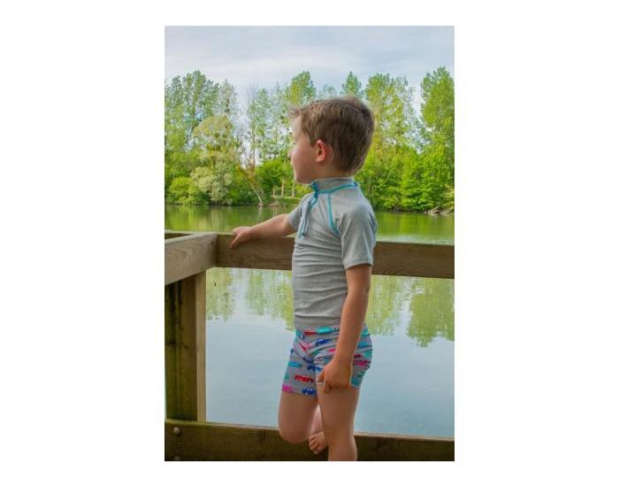 MAYOPARASOL Tshirt Top Anti UV Manches Courtes - Griset (1)