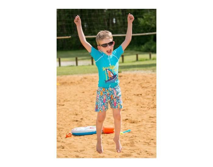MAYOPARASOL Short Enfant Anti Uv - Bleu Surf  (1)