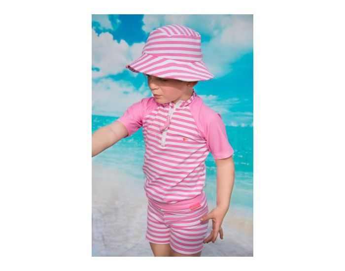 MAYOPARASOL Emma Transat Tshirt Top Anti UV Manches Courtes - Rose (1)