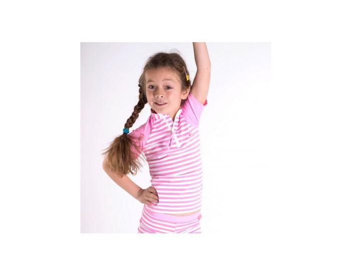 MAYOPARASOL Emma Transat Tshirt Top Anti UV Manches Courtes - Rose (2)