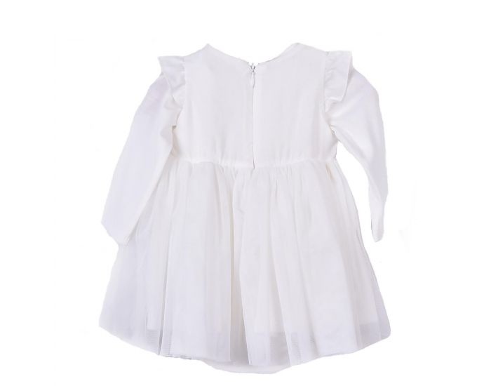 SEVIRA KIDS Robe de crmonie pour bb avec body et bandeau en coton bio - Collection Crmonie Bla (2)