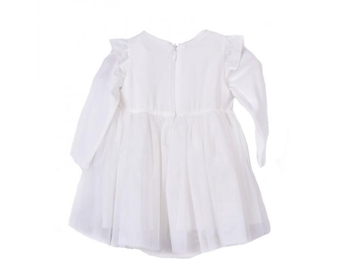 SEVIRA KIDS Robe de crmonie pour bb avec body et bandeau en coton bio - Collection Crmonie Bla (6)
