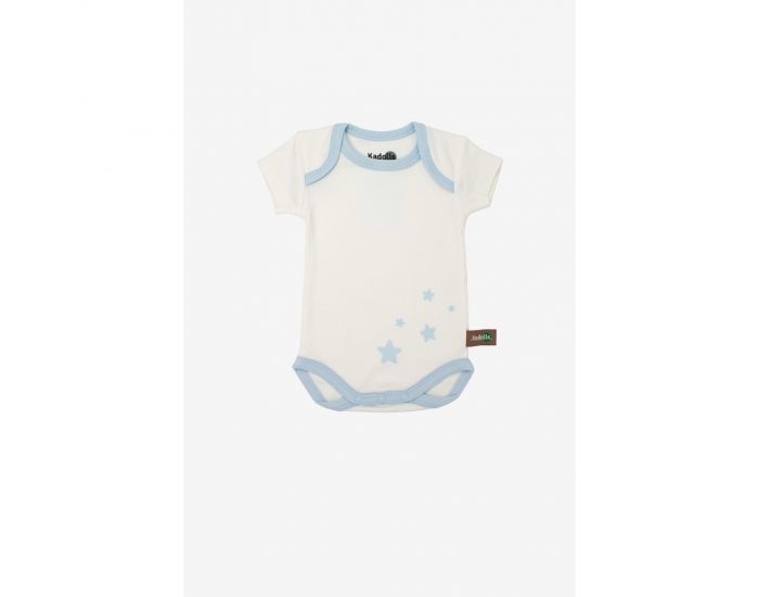 KADOLIS Body Manches Courtes x3 Etoiles Bleu ciel (3)