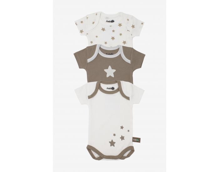 KADOLIS Body Manches Courtes x3 Etoiles Bleu ciel (6)
