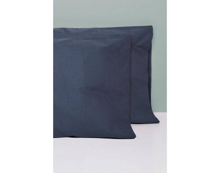 KADOLIS Set de 2 Taies 100% Coton Bio d'Oreiller -  50x70 cm (5)