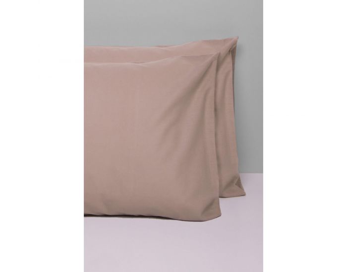 KADOLIS Set de 2 Taies 100% Coton Bio d'Oreiller -  50x70 cm (7)