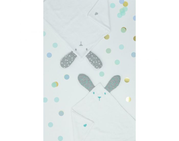 KADOLIS Doudou plat SACHA en Coton Bio - Ds la Naissance (6)