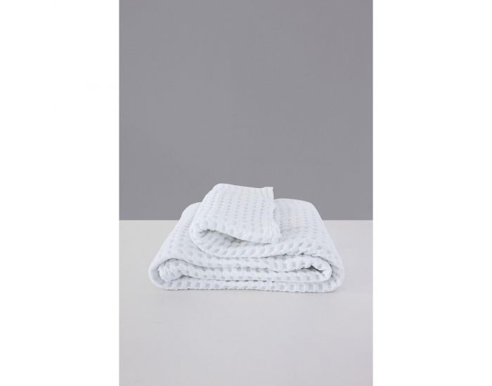 KADOLIS Couverture en Coton Bio - Paros Blanc (12)