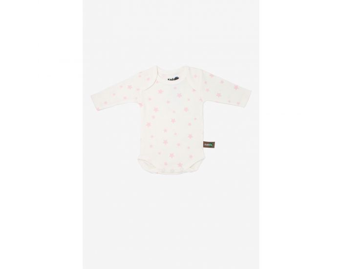 KADOLIS Body Manches Longues x3 Etoiles Rose ple (1)