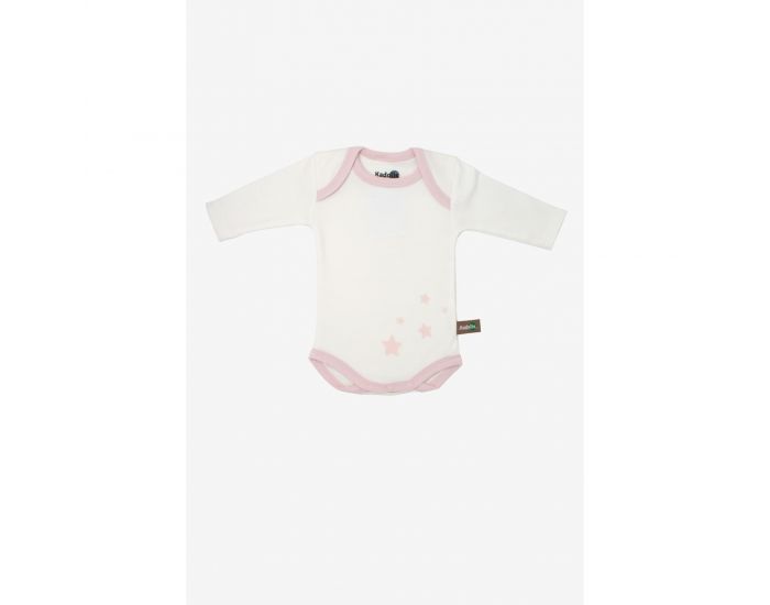 KADOLIS Body Manches Longues x3 Etoiles Rose ple (2)