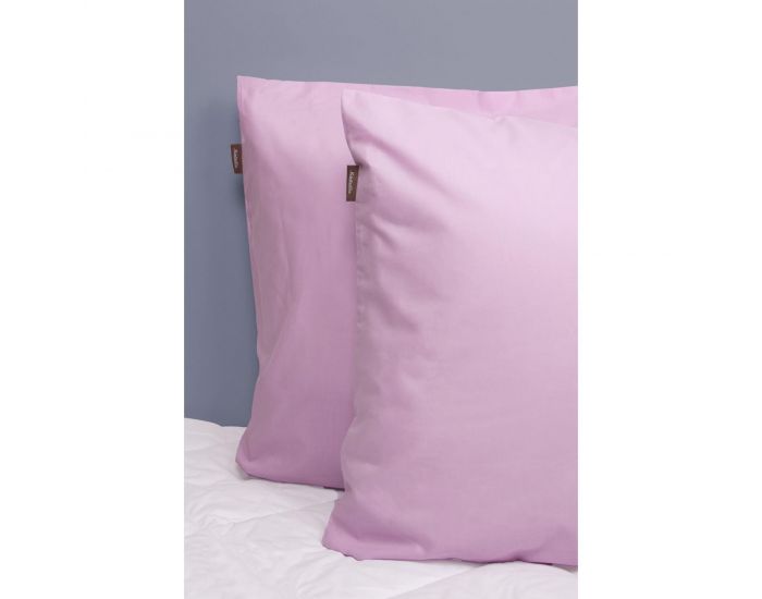 KADOLIS Set de 2 Taies d'Oreiller 100% Coton Bio 60x60 cm (2)