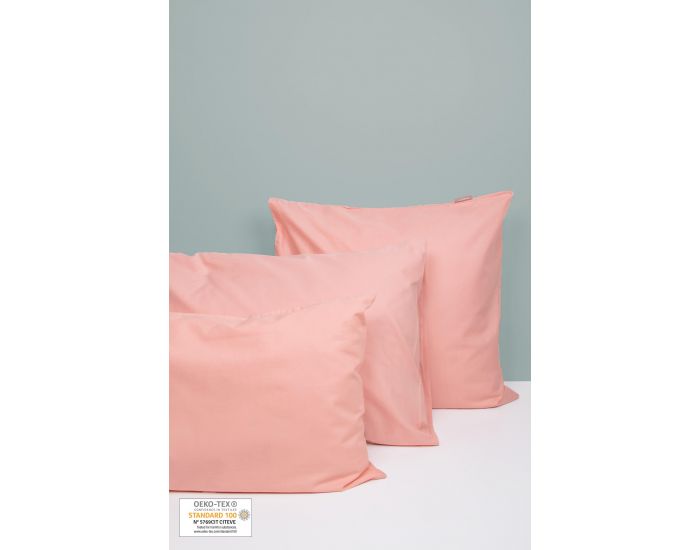 KADOLIS Set de 2 Taies d'Oreiller 100% Coton Bio 60x60 cm (11)