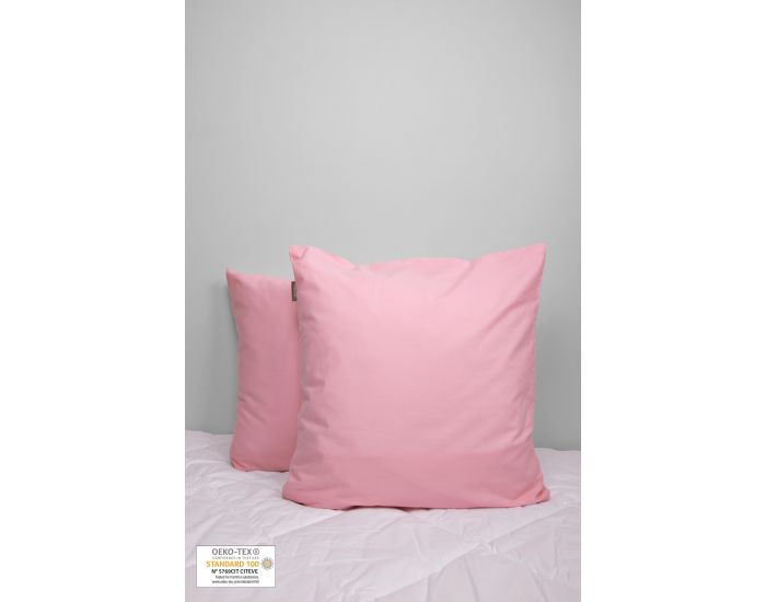 KADOLIS Set de 2 Taies d'Oreiller 100% Coton Bio 60x60 cm (17)