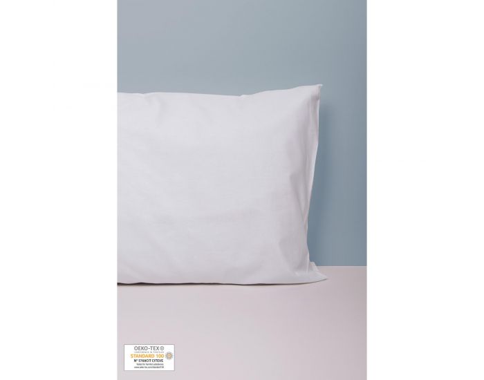 KADOLIS Taie d'Oreiller 100% Coton Bio - 50x70 cm (1)