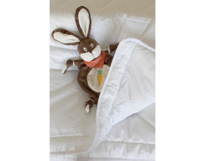 KADOLIS Couette Coton Soft pour B�b� - Blanc 100 x 140 cm (1)