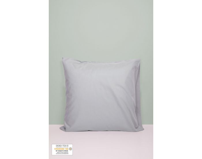 KADOLIS Taie d'Oreiller 100% Coton Bio - 60x60 cm (16)