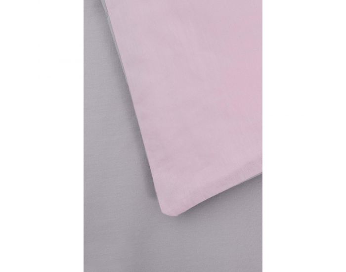 KADOLIS Housse de couette Enfant en coton bio + taie Lilas 140 x 200 cm (1)