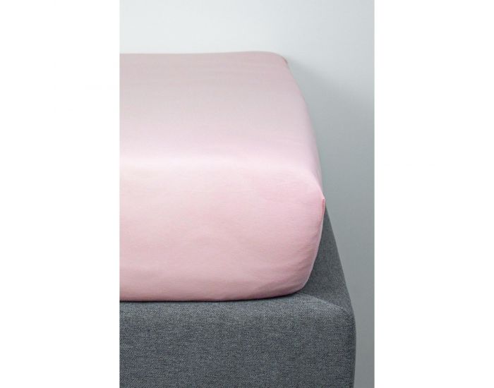 KADOLIS Drap Housse Coton Bio - Enfant Rose Poudr (6)