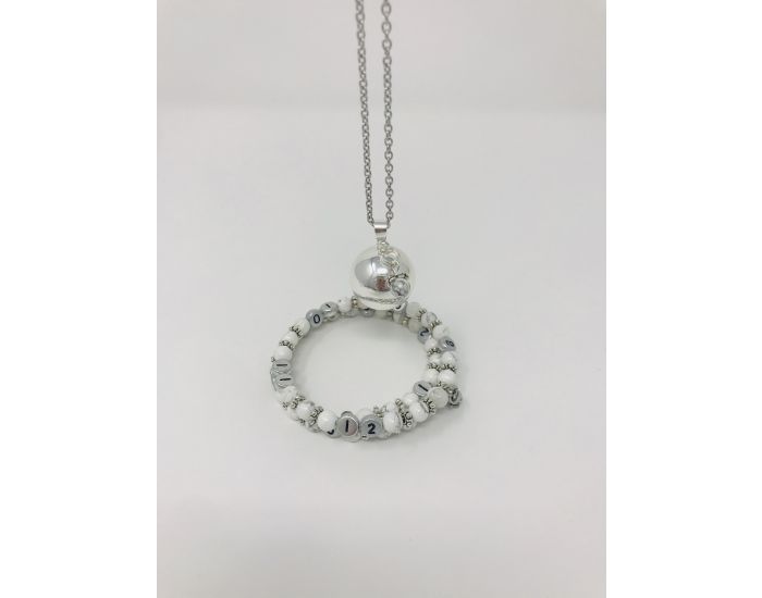 IRREVERSIBLE Coffret Bracelet d'Allaitement + Bola Turquoise Blanche (3)