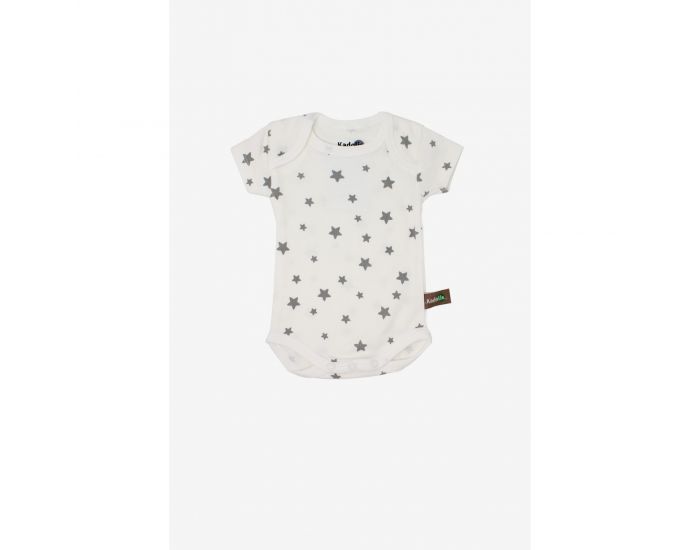 KADOLIS Body Manches Courtes x3 Etoiles Gris (2)