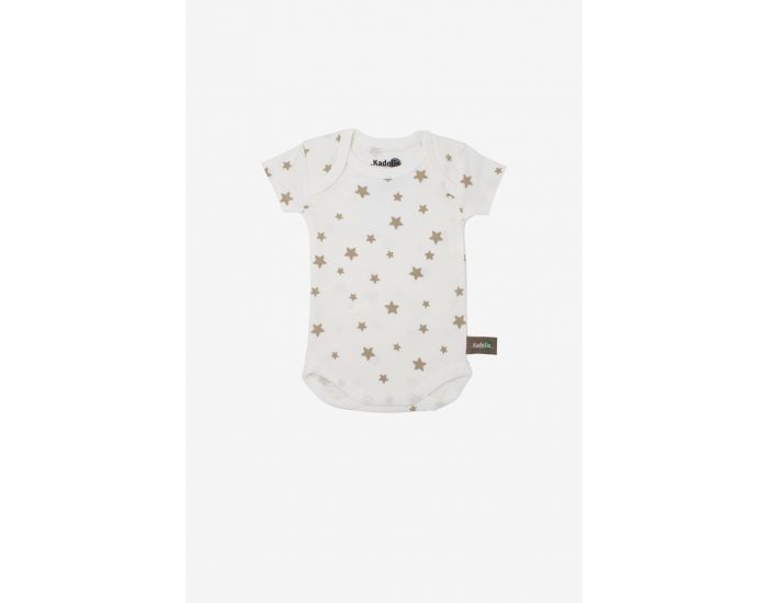 KADOLIS Body Manches Courtes x3 Etoiles Beige (3)