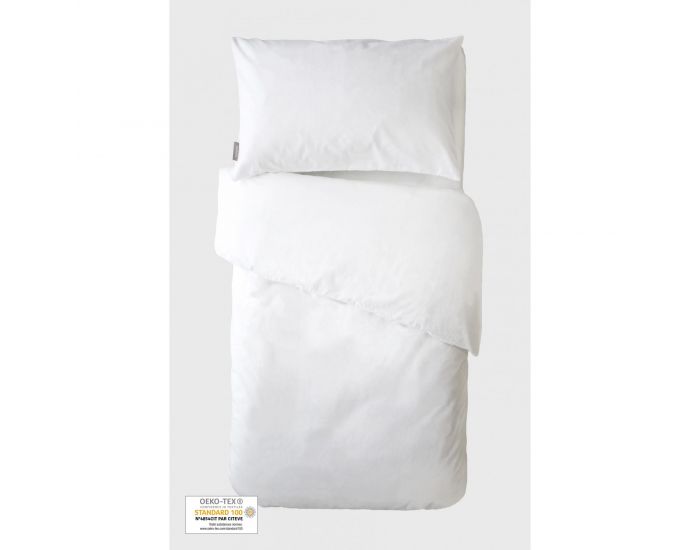 KADOLIS Housse de couette bb + taie coton bio Bleu 100 x 140 cm (3)