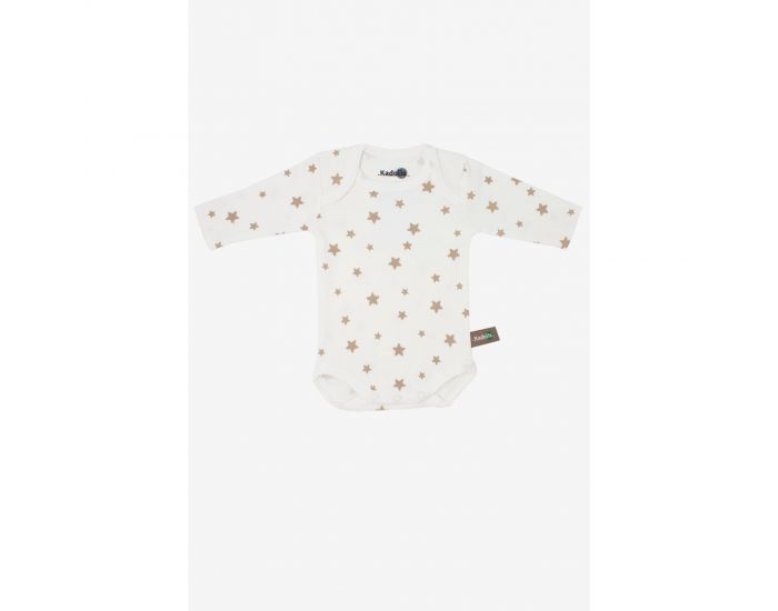 KADOLIS Body Manches Longues x3 Etoiles Beige (1)