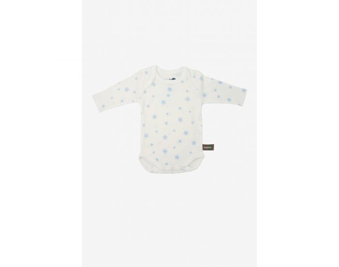 KADOLIS Body Manches Longues x3 Etoiles Bleu ciel (1)