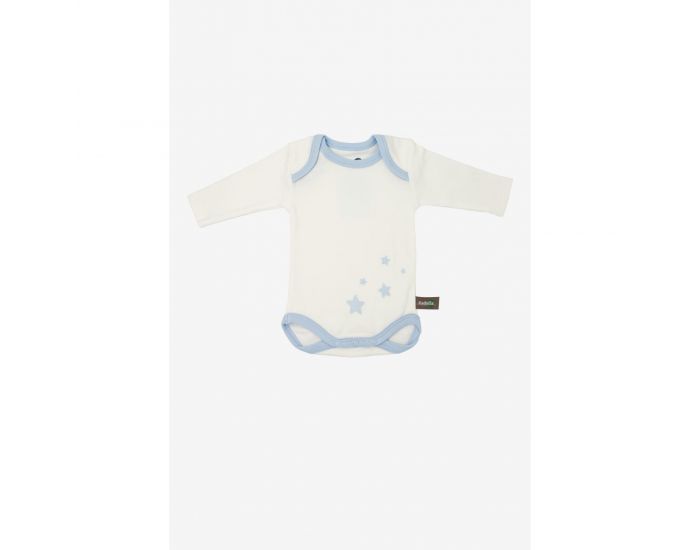 KADOLIS Body Manches Longues x3 Etoiles Bleu ciel (2)