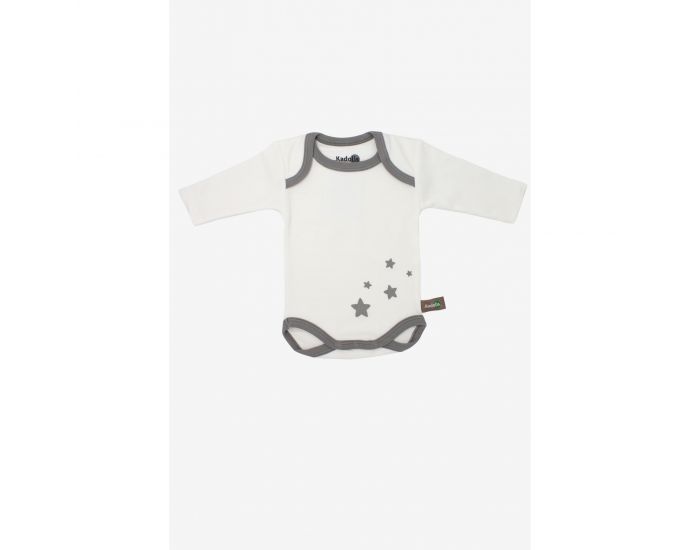 KADOLIS Body Manches Longues x3 Etoiles Gris (2)