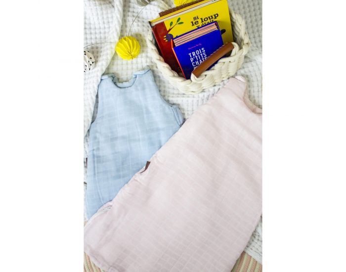 KADOLIS Gigoteuse Hiver Mousseline Bleu Pastel (2)