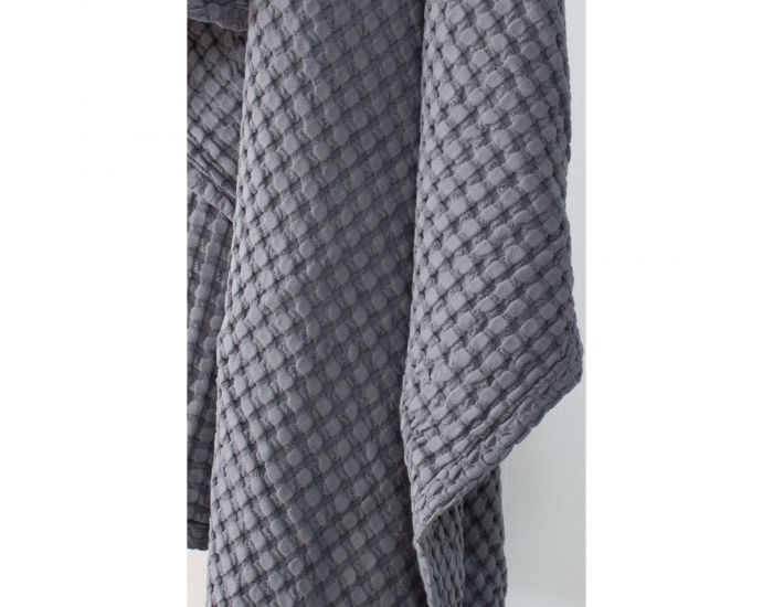 KADOLIS Couverture en Coton bio Paros Gris (2)