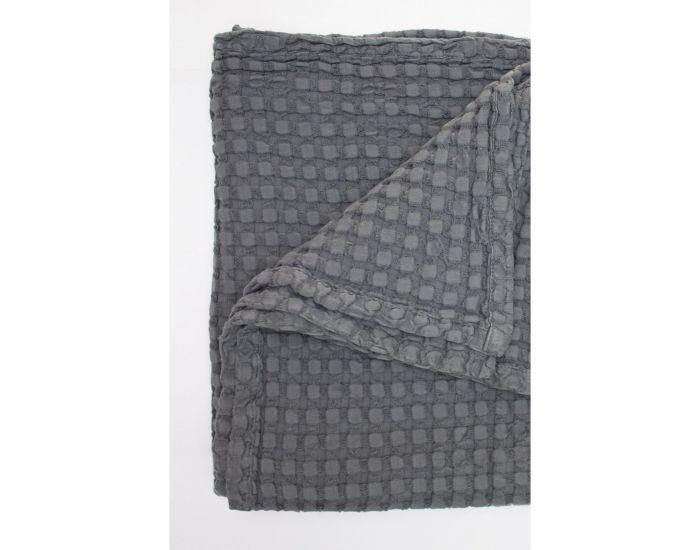 KADOLIS Couverture en Coton bio Paros Gris (5)